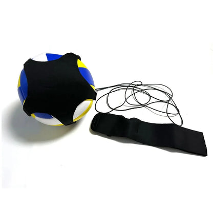 1A-Football Training Belt Soccer Ball Kicking Belt for Adult Kids Football Trainer Mat Football Training Equipment