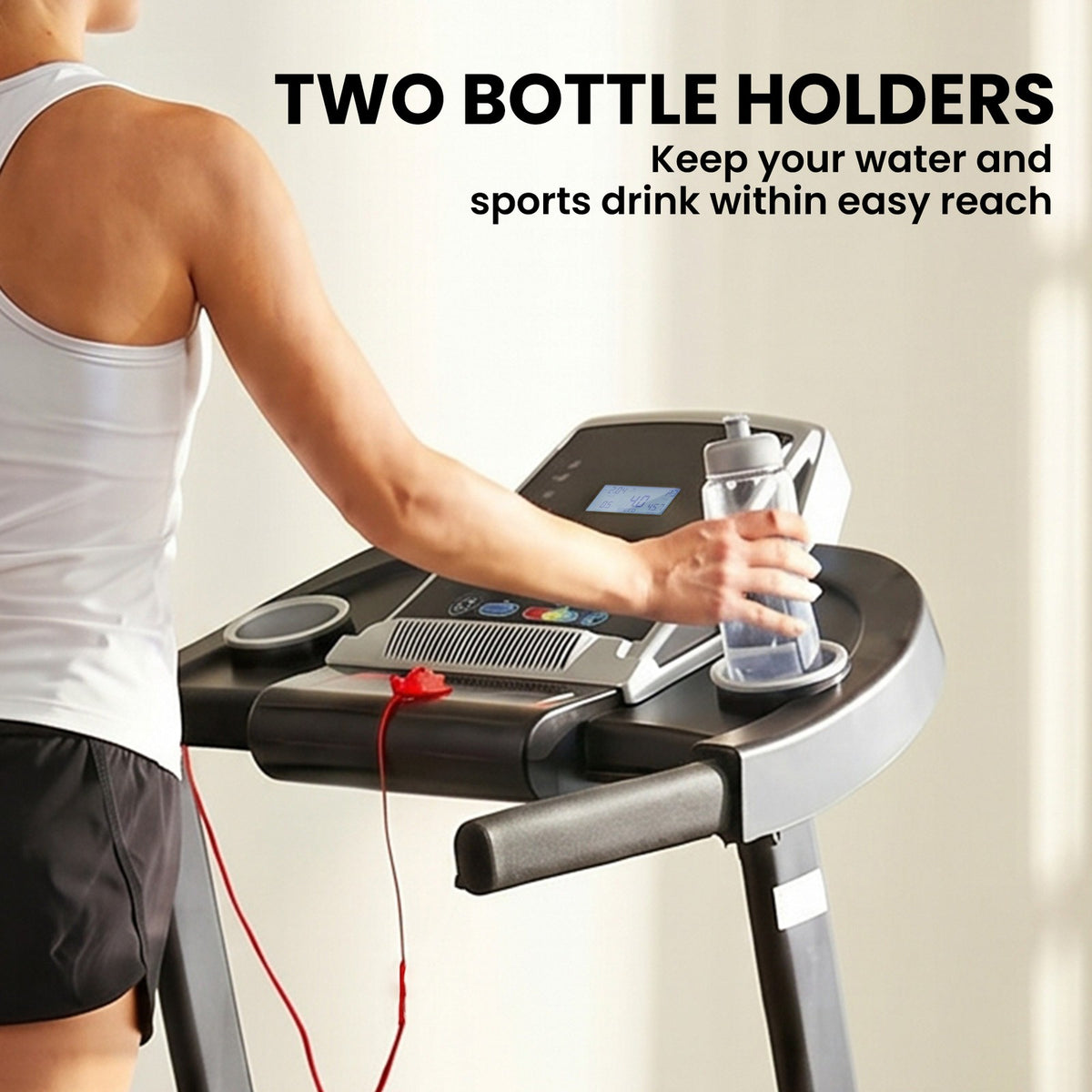 Folding 12Km/H Electric Treadmill Running Machine W/ Incline LED Display