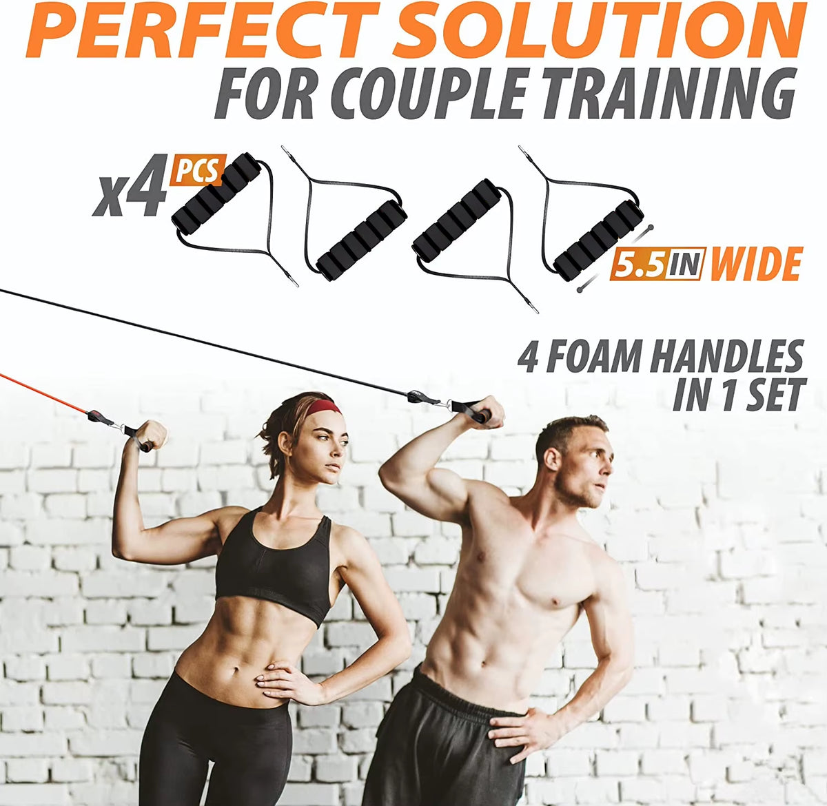 360Lbs Fitness Exercises Resistance Bands Set Elastic Tubes Pull Rope Yoga Band Training Workout Equipment for Home Gym Weight