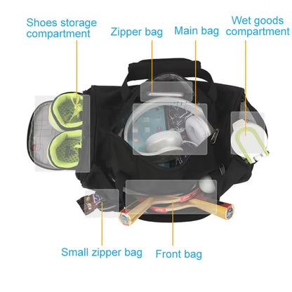 Men Gym Bag Dry Wet for Yoga Women Training Tas Travel Sac De Sport Outdoor Swim Women Shoes Fitness Weekender Shoulder Handbags