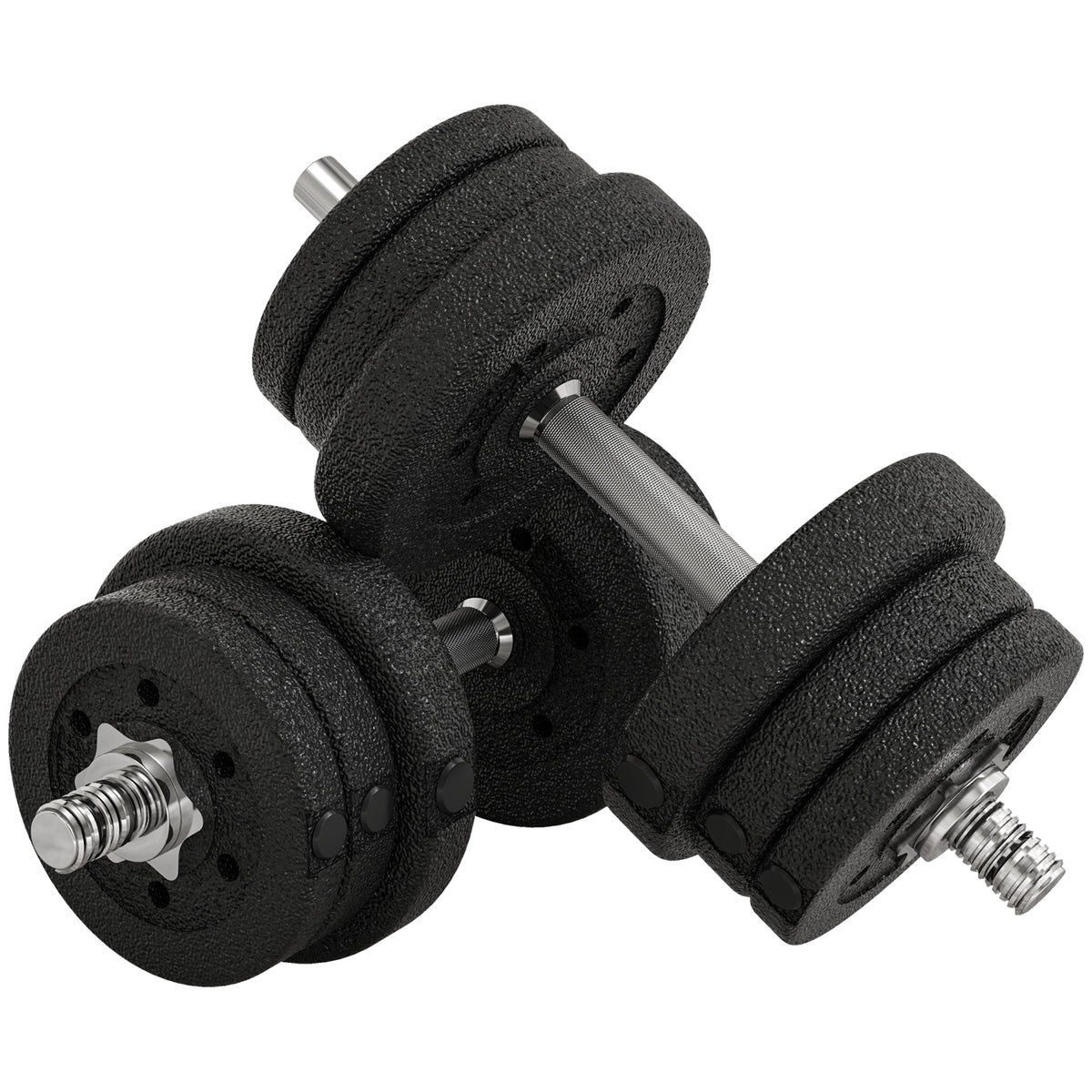 30KG Adjustable Dumbbells Weight Set Hand Weight for Home Gym Body Fitness