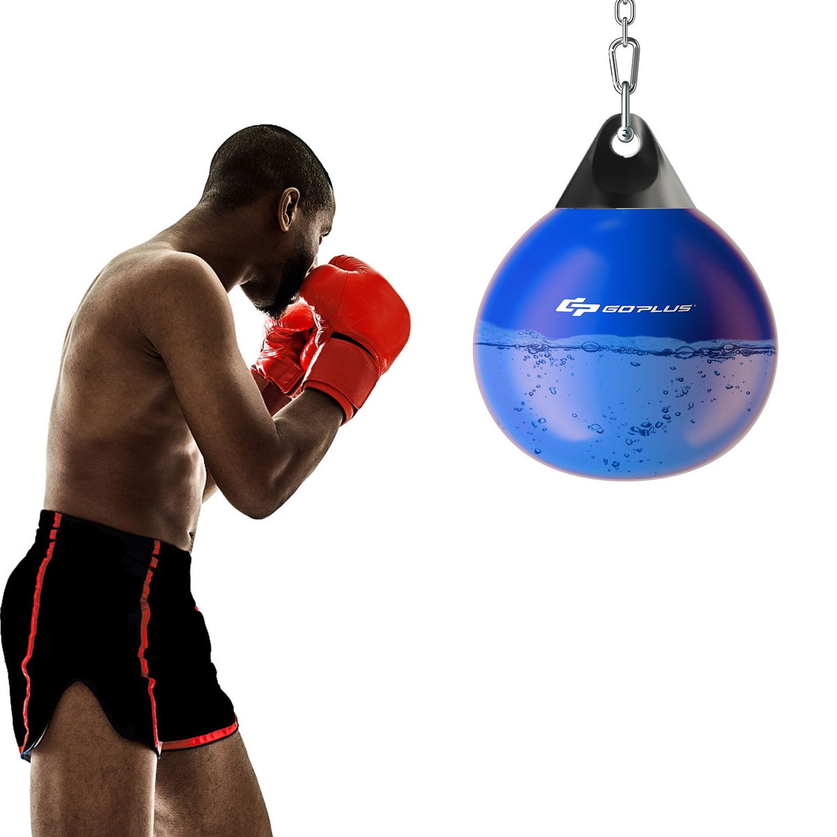 Water Punching Bag with Water Injector and Hanging Accessories