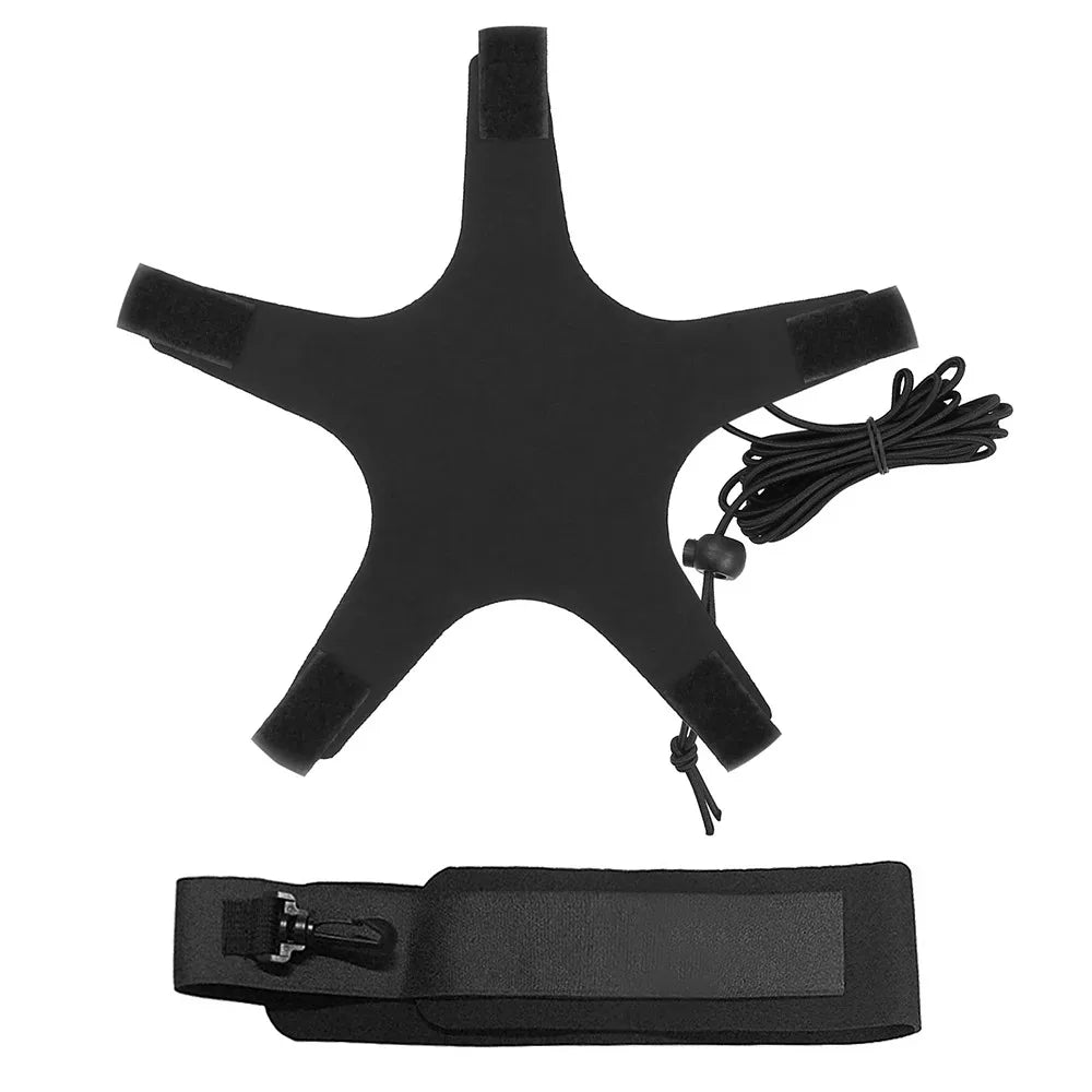 1A-Football Training Belt Soccer Ball Kicking Belt for Adult Kids Football Trainer Mat Football Training Equipment