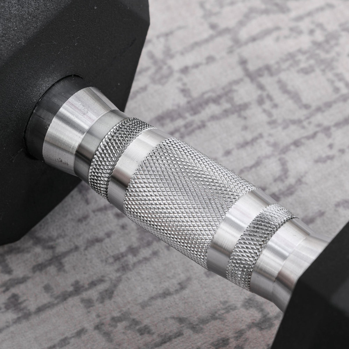 20Kg Hex Rubber Dumbbell Encased Ergo Weights for Home Exercise Gym Fitness