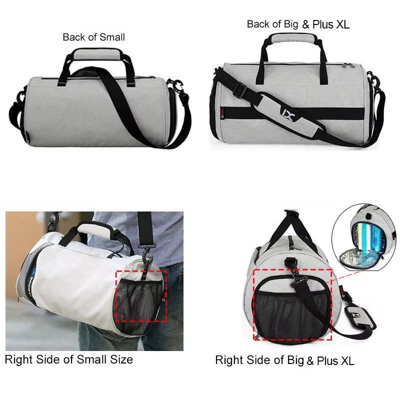 Men Gym Bag Dry Wet for Yoga Women Training Tas Travel Sac De Sport Outdoor Swim Women Shoes Fitness Weekender Shoulder Handbags