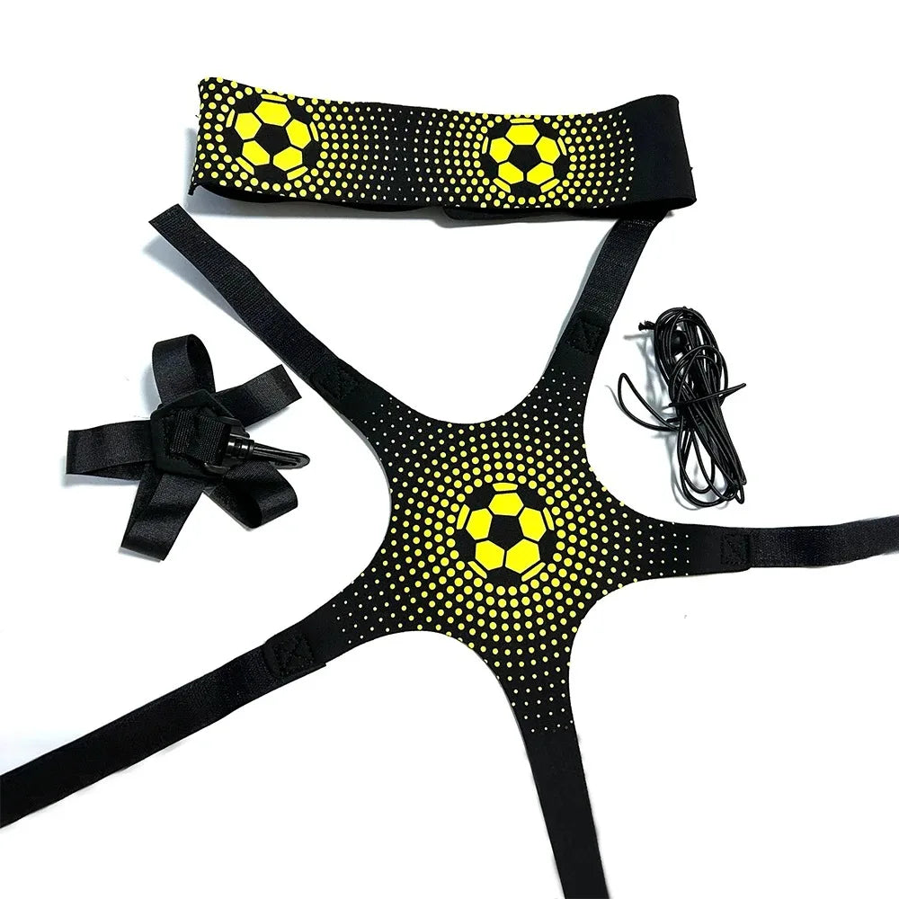 1A-Football Training Belt Soccer Ball Kicking Belt for Adult Kids Football Trainer Mat Football Training Equipment