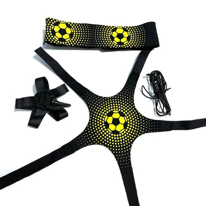 1A-Football Training Belt Soccer Ball Kicking Belt for Adult Kids Football Trainer Mat Football Training Equipment