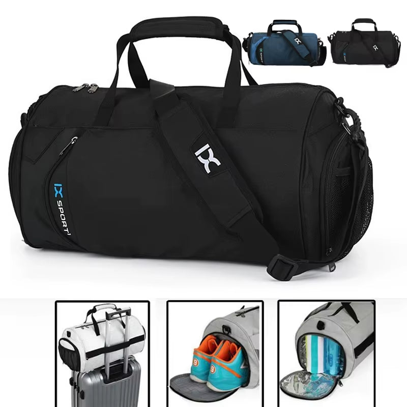 Large Gym Bag Fitness Bags Wet Dry Training Men Yoga for Shoes Travel Shoulder Handbags Multifunction Work Out Swimming Bag