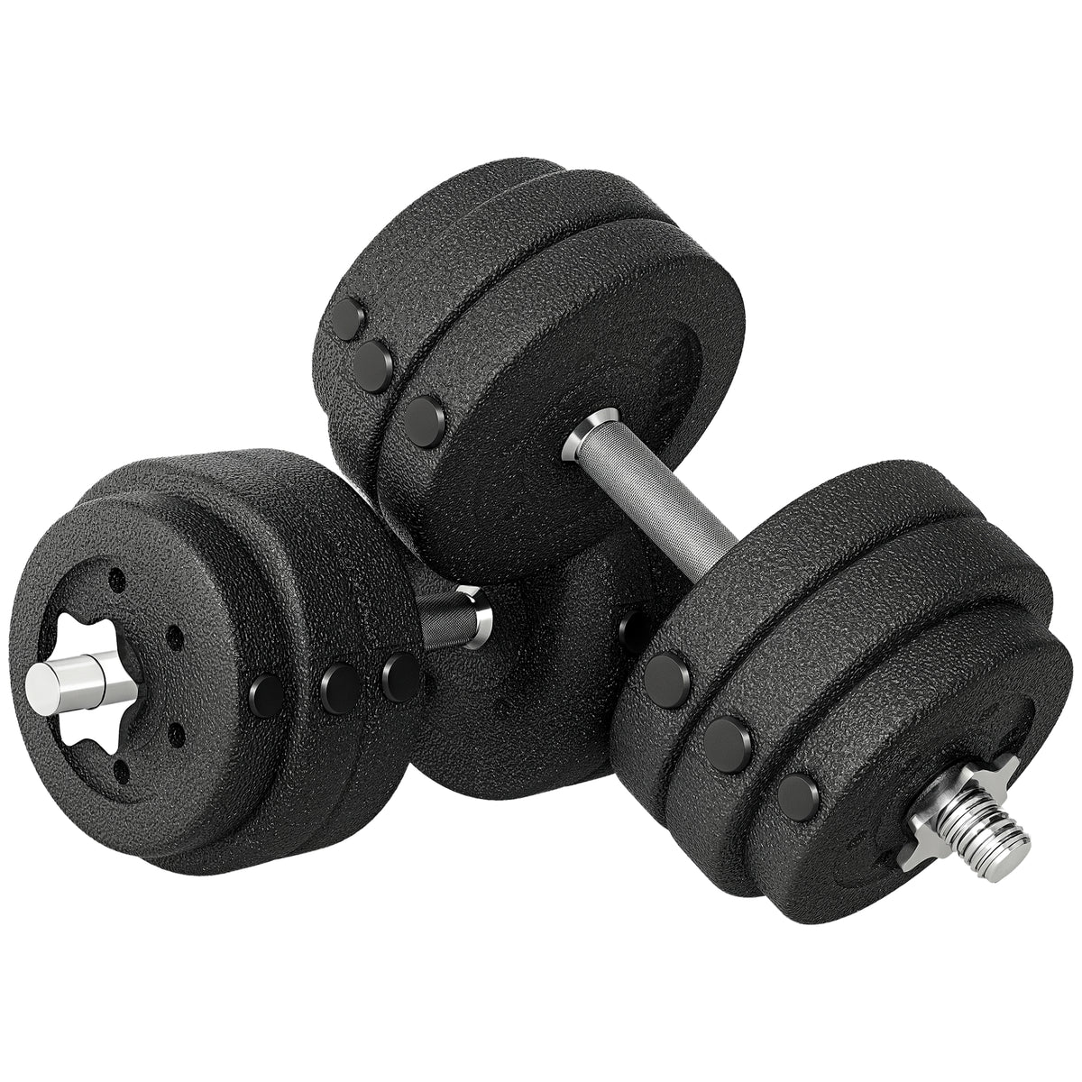 30KG Adjustable Dumbbells Weight Set Hand Weight for Home Gym Body Fitness