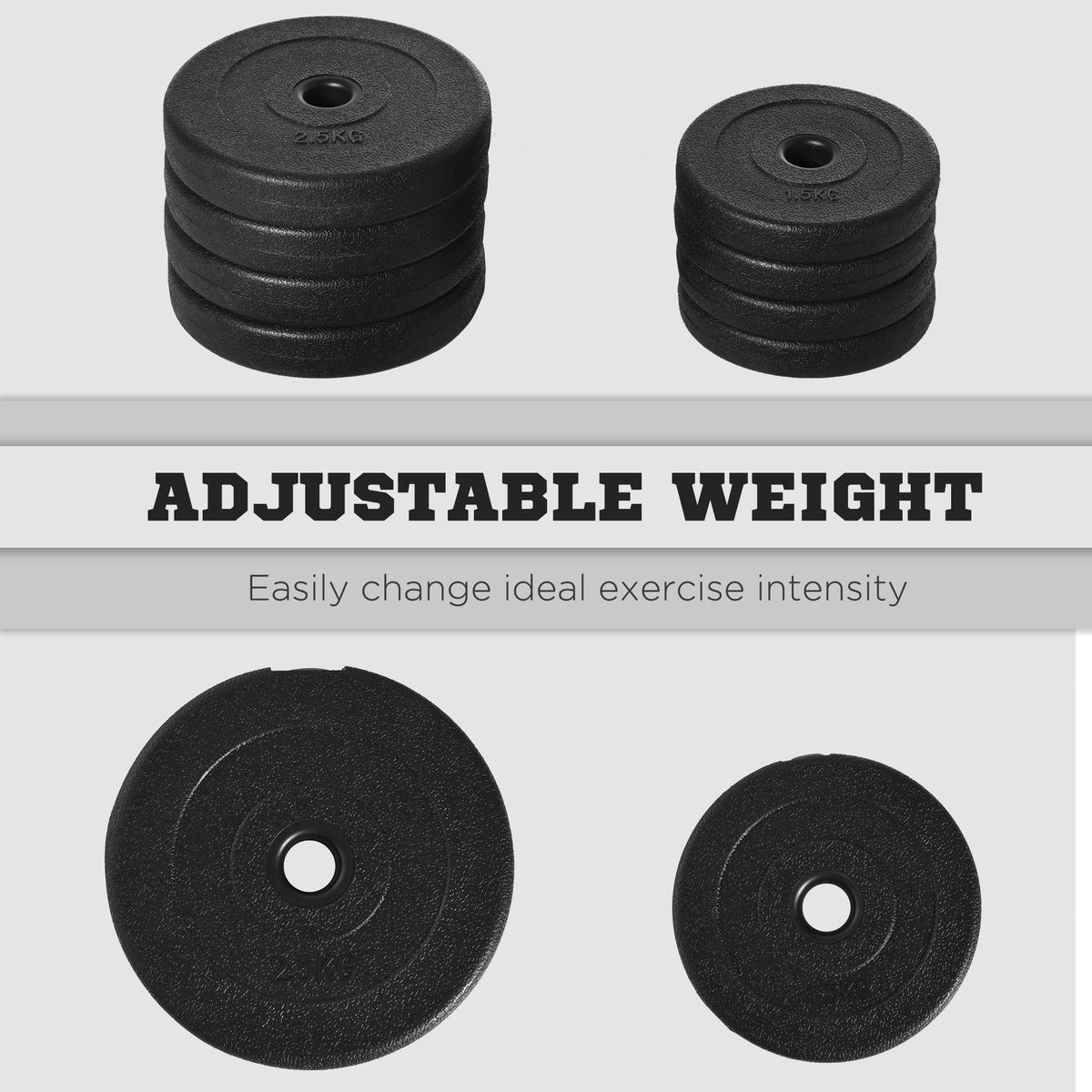 30KG Adjustable Dumbbells Weight Set Hand Weight for Home Gym Body Fitness