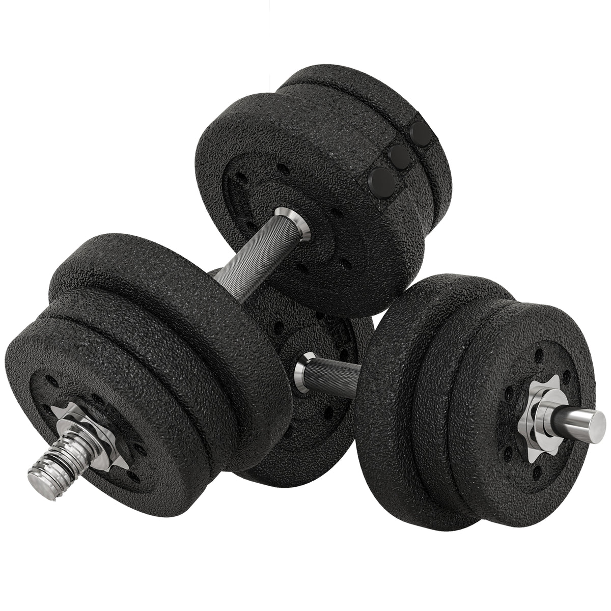 30KG Adjustable Dumbbells Weight Set Hand Weight for Home Gym Body Fitness