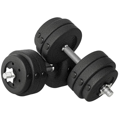 30KG Adjustable Dumbbells Weight Set Hand Weight for Home Gym Body Fitness