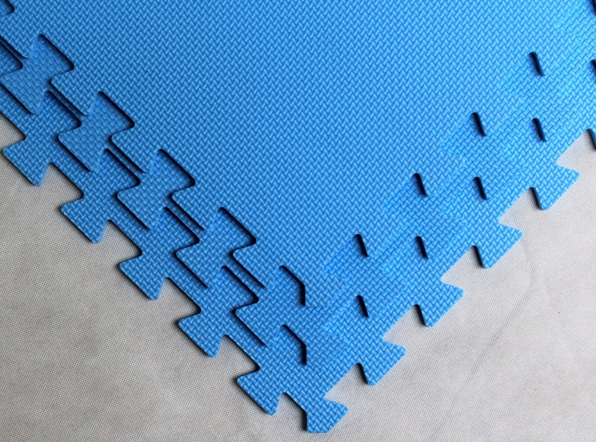 INTERLOCKING EVA SOFT FOAM EXERCISE FLOOR MATS GARAGE OFFICE KIDS PLAY