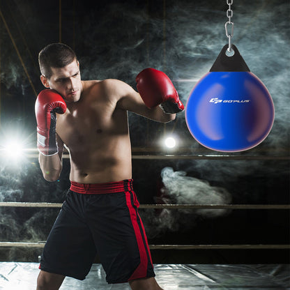 Water Punching Bag with Water Injector and Hanging Accessories