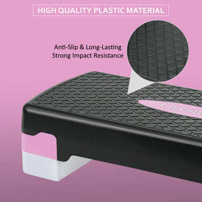 Aerobic Exercise Stepper Durable Non-Slip Mat Adjustable Fitness Yoga Equipment