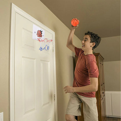 Basketball Hoop Ring Door Wall Mounted Pump Dunk Indoor for Kids Children Toy UK
