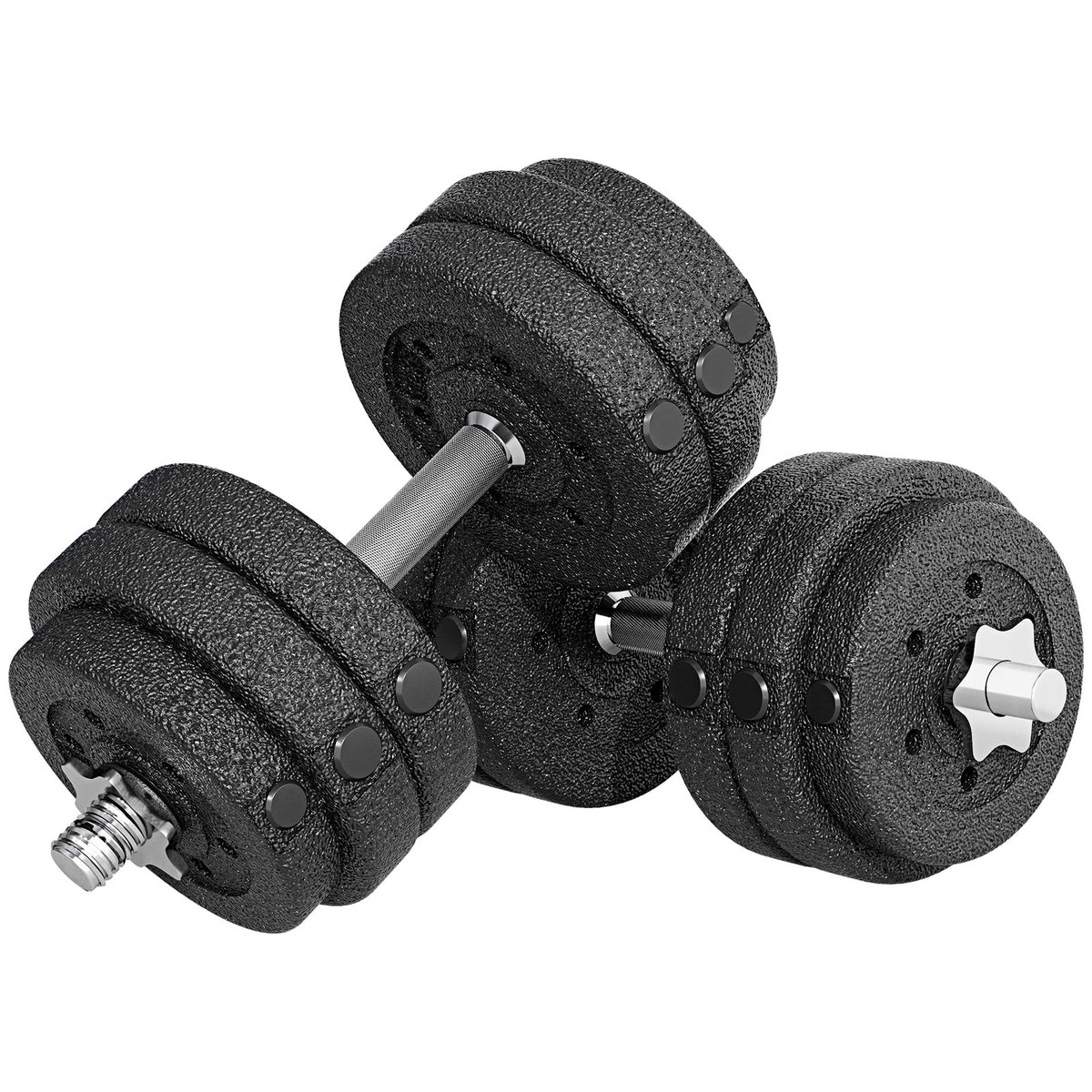 30KG Adjustable Dumbbells Weight Set Hand Weight for Home Gym Body Fitness